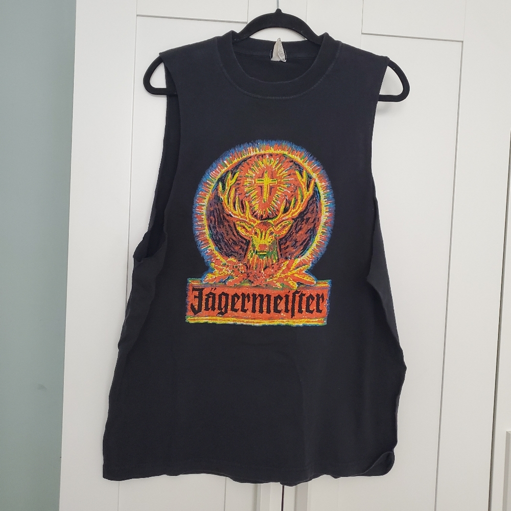 Vintage Jagermeister Muscle Tee (Men's XL)